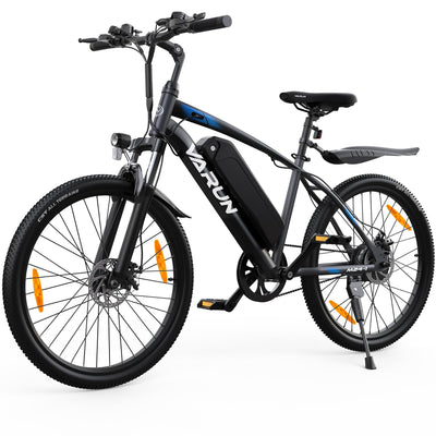 VARUN E Bike, 26"/24" E Bike Herren Damen mit 48V/36V Akku, 250W Motor, E-Mountainbike mit 21/1 Gang, 5 Modi, Aluminium Rahmen, Elektrofahrrad City Ebike mit EU-Konformes, Reichweite 50-80KM
