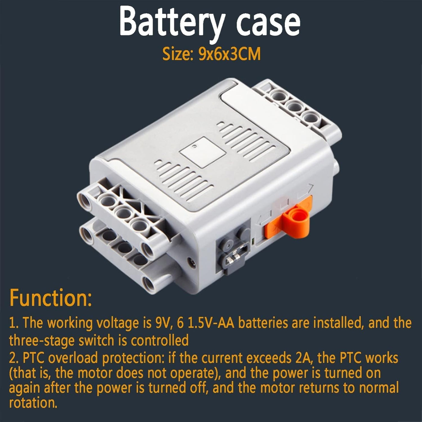 Karriter Kompatibel mit Le Technic Motor L Power Functions-Bauset, 11-teiliges Power Functions-Motorbatterie-IR-Fernbedienungs-Empfänger-Set