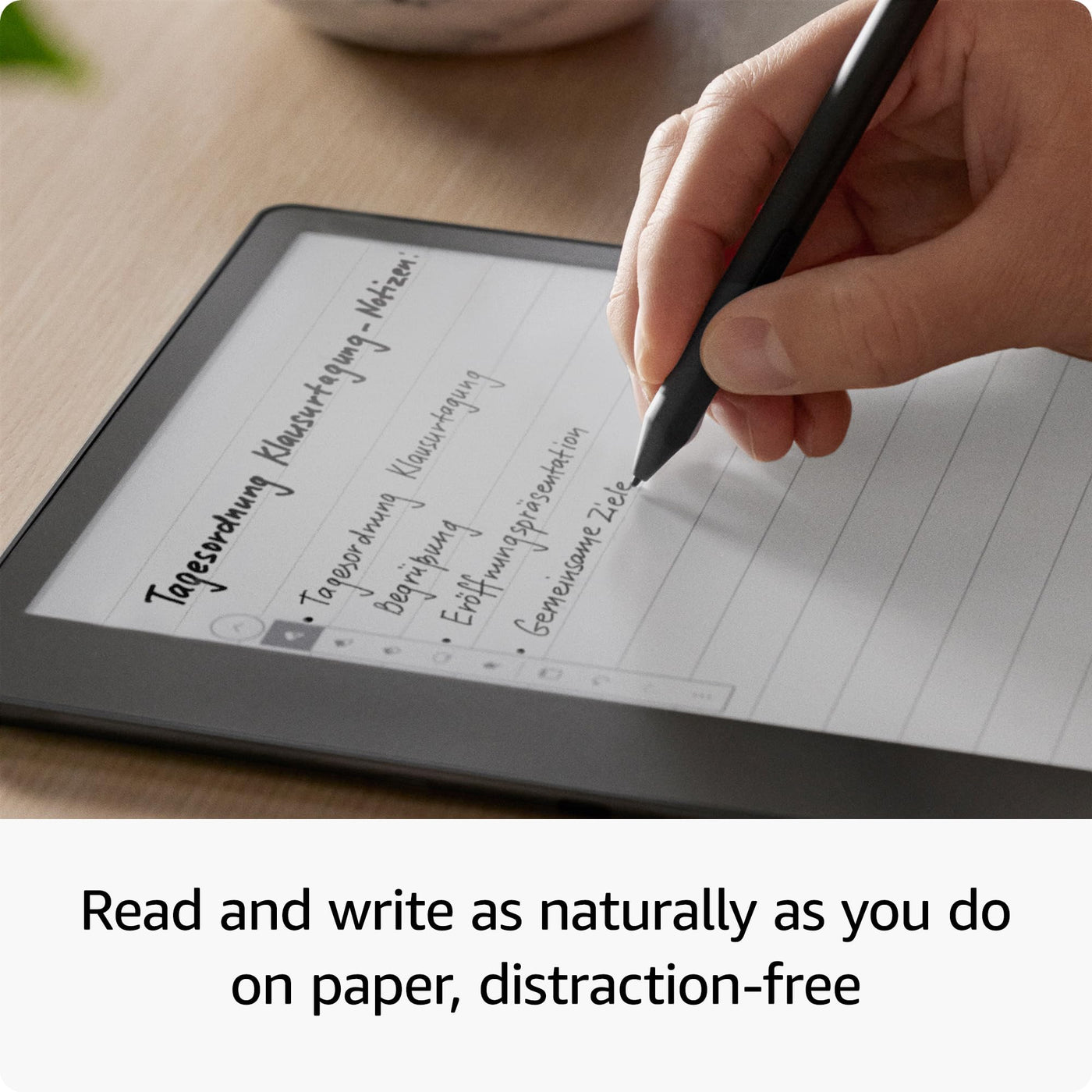 Kindle Scribe (16 GB) – der erste Kindle, der auch ein digitales Notizbuch ist – mit Paperwhite-Bildschirm (10,2 Zoll, 300 ppi) und Premium-Eingabestift + Kindle Unlimited