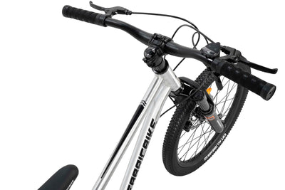 FabricBike Terra - Alu Mountainbike Jugendfahrrad 20 Zoll ab 6, 7 und 8 Jahre, 7-Gang-Schaltung, Scheibenbremse, Federgabel, Kinder Fahrrad (Polished)