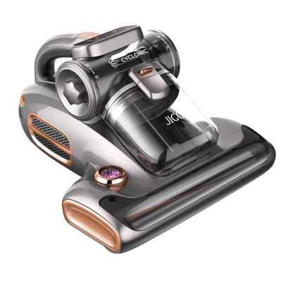 JIGOO T600 Milbensauger für matratzen mit UV-Licht & Vibration, 700W 15kpa Antimilben-Staubsauger entfernt 99,9%, LED-Anzeige, 60℃ 5s Schnellheizung Staubsammler,72dB Leises Design ohne Lärm