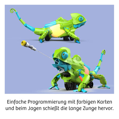 Kosmos 621391 Carl - Das Coding-Chamäleon, Roboter-Chamäleon mit Farbwechsel-Effekt, Codieren für Kinder, Experimentierkasten ab 10 Jahre