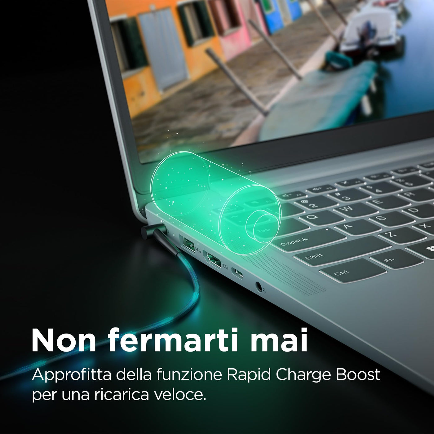 Lenovo IdeaPad Slim 3 Notebook 15,6 Zoll (39,6 cm) FHD (1920 x 1080), Intel Core i7-13620H, RAM 16 GB, 512 GB SSD, WiFi 6, Windows 11 - Arctic Grey, exklusiv von Amazon, Portugiesisch QWERTY