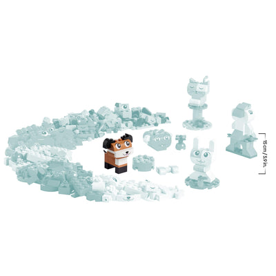 LEGO Classic Kreative Tiere - Spielzeugtiere zum Bauen und Spielen - Lernspielzeug mit Hund, Katze, Hase, Hamster & Vogel - Spielset als Kinder Geschenk für Mädchen und Jungen ab 5 Jahren - 11034