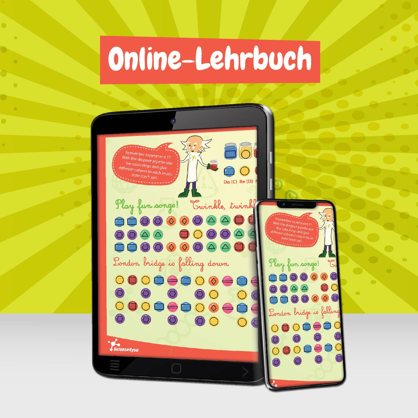 Science4you Mein erstes Experimentierkasten - Spiel mit 26 Experimente für Kinder ab 4 - Lernspielzeug mit Chemiebaukasten für Kinder, Spielzeug und Geschenke für Junge und Mädchen ab 4 5 6 7+ Jahre