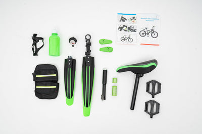 TaNeHaKi 20 Zoll Mountainbike Bicycle Mädchen Grün 7-Gang Damenfahrrad MTB Fahrrad Jugendrad Spielrad Mountainbikes Für Herren Damen (Grün)