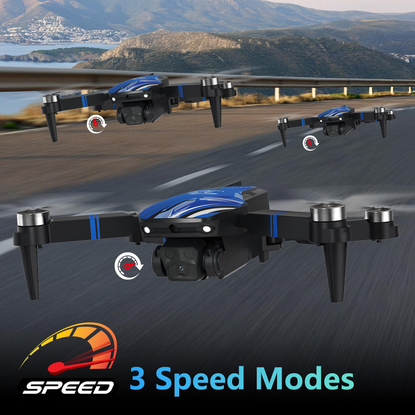 TTROARDS TT19LCD Drohne mit 4k Kamera, FPV Drohne mit 2.8in LCD Bildschirm, Brushless Motor 270°Hindernisvermeidung Optische Flusspositionierung, Mini Drone für Erwachsene Anfänger