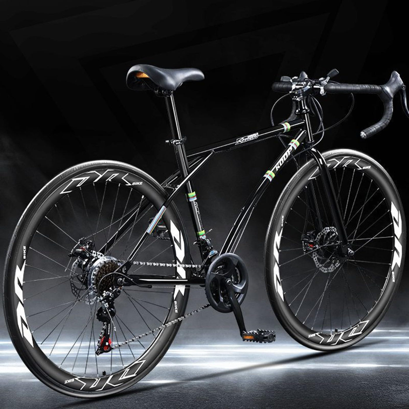 Rennrad Mountainbike 7 Gang 24 Gang Leichtes Studentenpendel Jugendlenkerrennen C,24-Speed