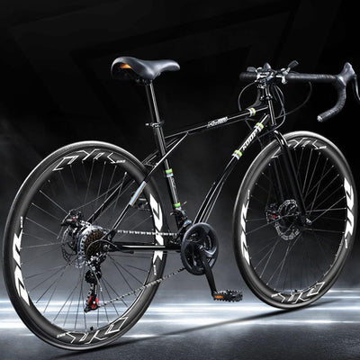 Rennrad Mountainbike 7 Gang 24 Gang Leichtes Studentenpendel Jugendlenkerrennen C,24-Speed