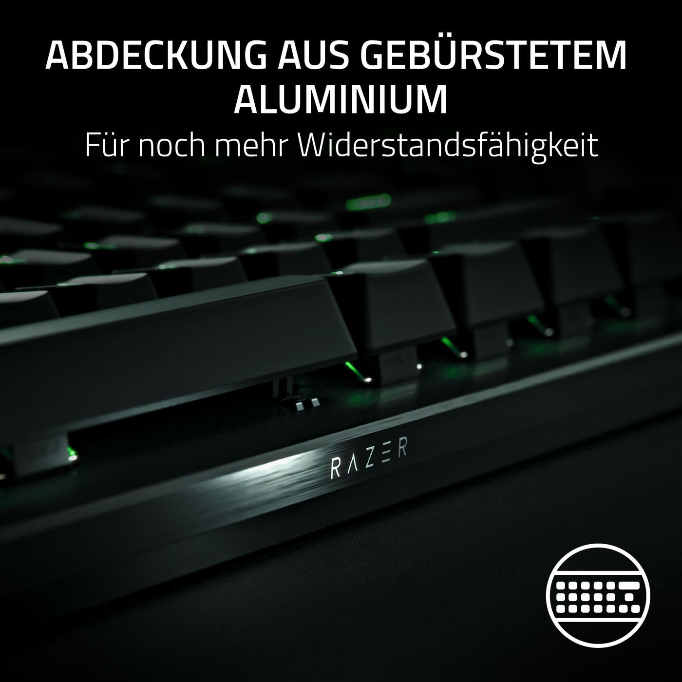Razer Huntsman V3 Pro - Analoges optisches E-Sport-Keyboard Snap Tap & Rapid Trigger (Schnellfeuer-Modus, Multifunktionaler Drehregler, Doubleshot-PBT-Tastenkappen) DE-Layout | Schwarz