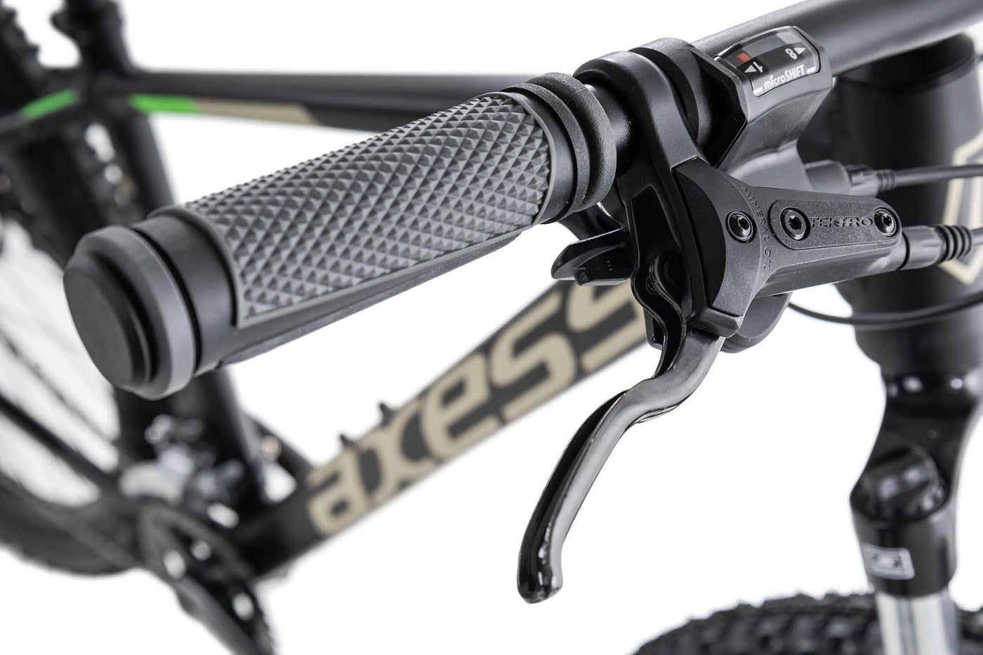 Axess Brash Mountainbike | MTB-Hardtail | 16-Gang Schaltung | Hydraulische Scheibenbremsen, Farbe:matt Black, Rahmengröße:14 Zoll, Laufradgröße:27.5 Zoll