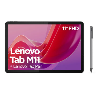 Lenovo Tab M11 Tablet | 11'' WUXGA Touch Display | MediaTek Helio G88 | 8GB RAM | 128GB SSD | Wi-Fi | Android 14 | grau | inkl Tab Pen