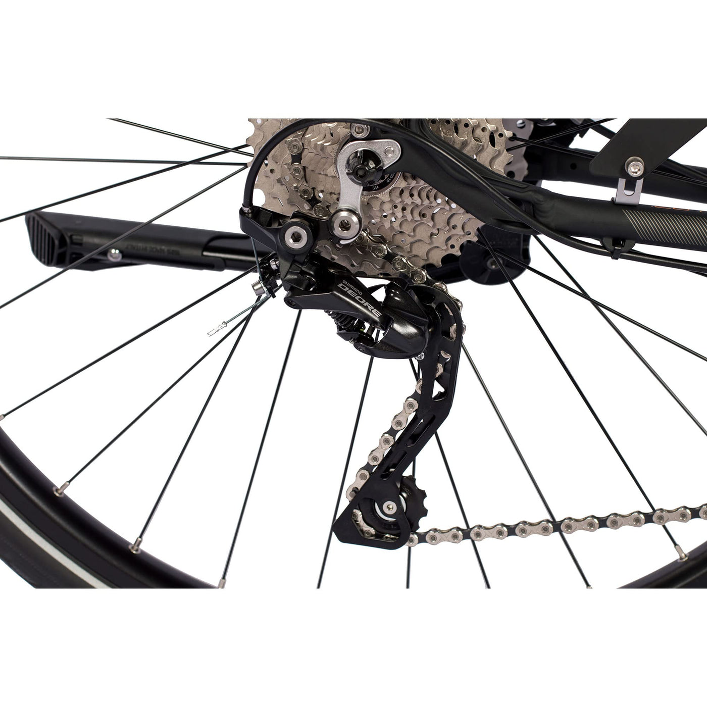 Airtracks Herren 28 Zoll Trekking Fahrrad TR.2870 Trekkingrad Shimano Deore 30 x Gang RD-T6000 SGS Schwarz Mat - Rahmenhöhen 50cm und 55cm - 55cm (Körpergröße 175-185cm)
