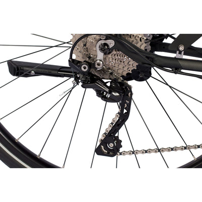 Airtracks Herren 28 Zoll Trekking Fahrrad TR.2870 Trekkingrad Shimano Deore 30 x Gang RD-T6000 SGS Schwarz Mat - Rahmenhöhen 50cm und 55cm - 55cm (Körpergröße 175-185cm)