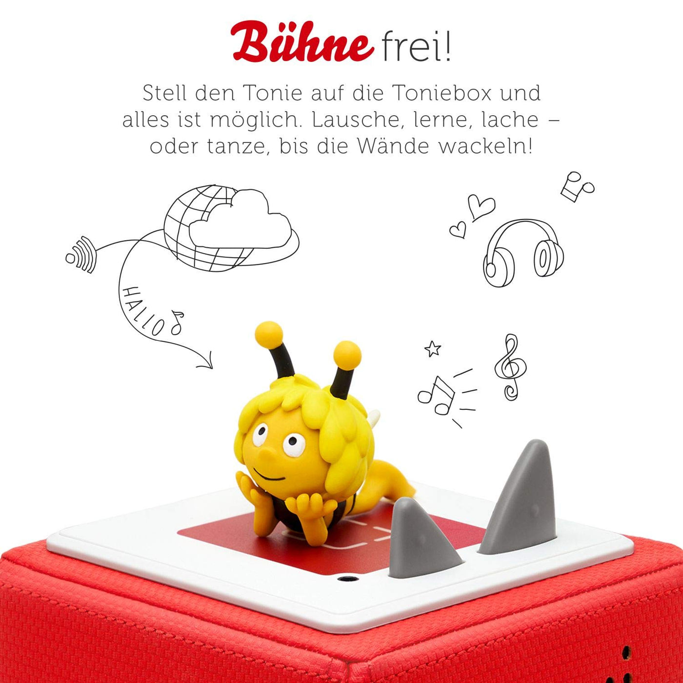 tonies Hörfigur für Toniebox, Die Biene Maja – Majas Geburt, Hörspiel für Kinder ab 3 Jahren, Spielzeit ca. 79 Minuten