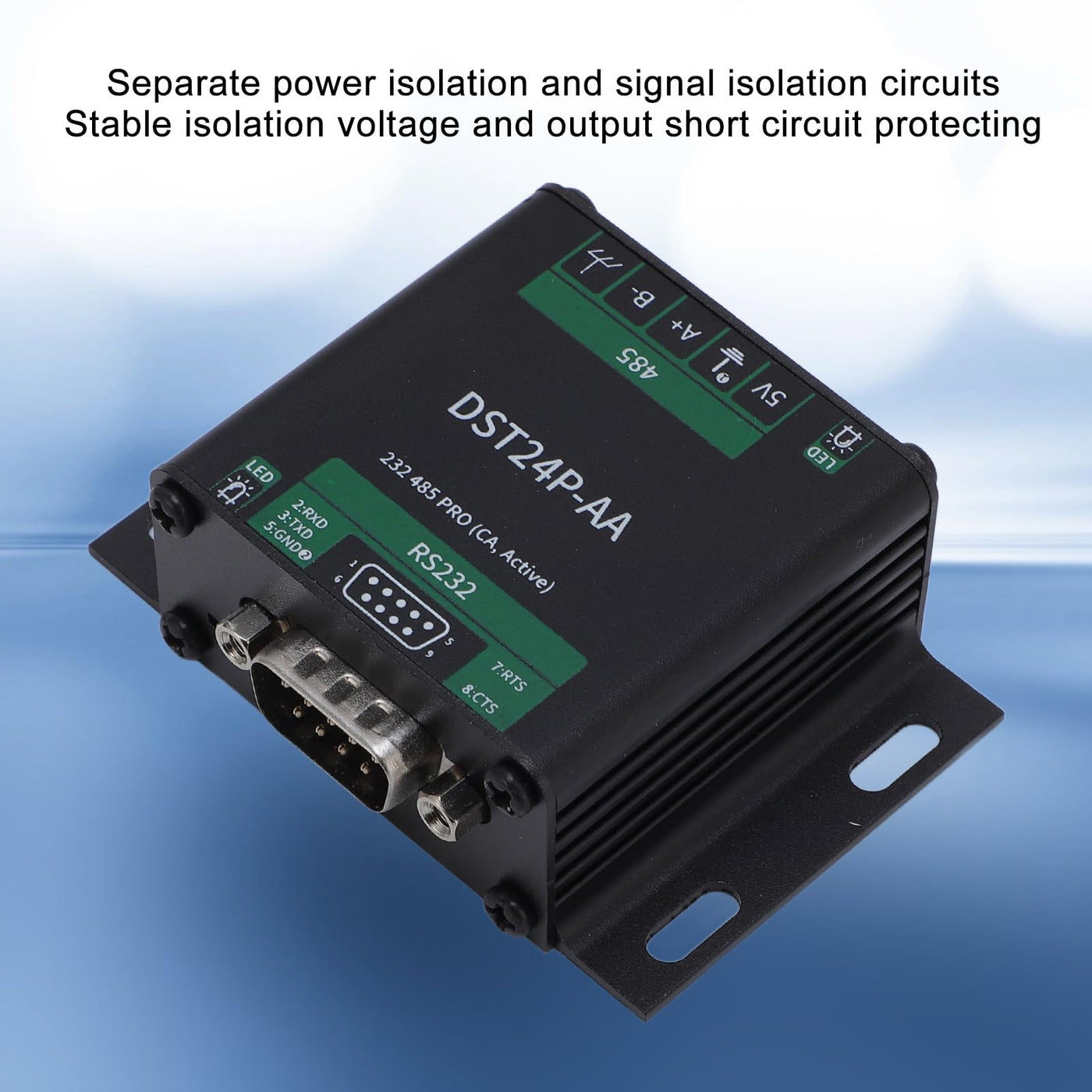 TTL Bis 485 Pro-Moduladapter, Signalwandler für Industrielle Grad, Isolations- und Schutzkreis, Selbstbesteuerungssicherungs- und Gasentladungsrohr für eine Stabile und Schnelle