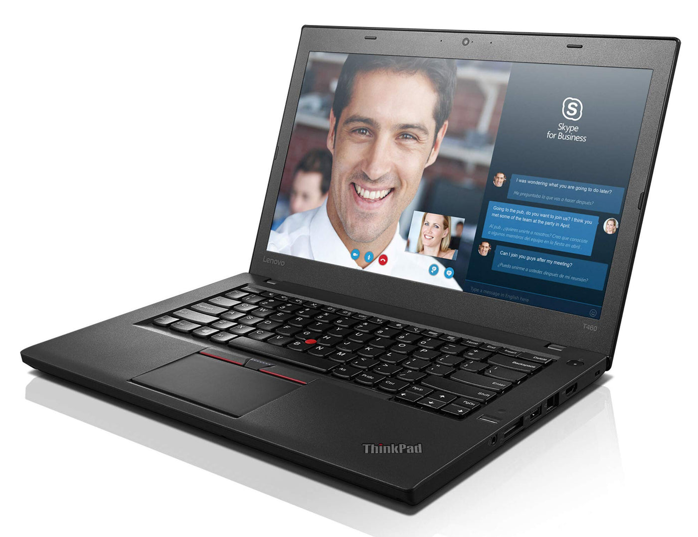 Lenovo ThinkPad T460 Intel Core i5 Full HD (14 Zoll 256GB SSD Festplatte 8GB Speicher) Windows 11 Pro (Generalüberholt)