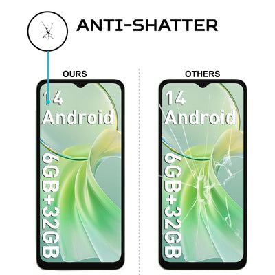 MEMELOKA Hülle für Ulefone Note 19 mit 2 Stück Schutzfolie(Gehärtetes Glas), Ultradünne Transparente Anti-Vergilbung Weiche TPU Schutzhülle[Anti-Kratzer][Anti-Fingerabdruck]