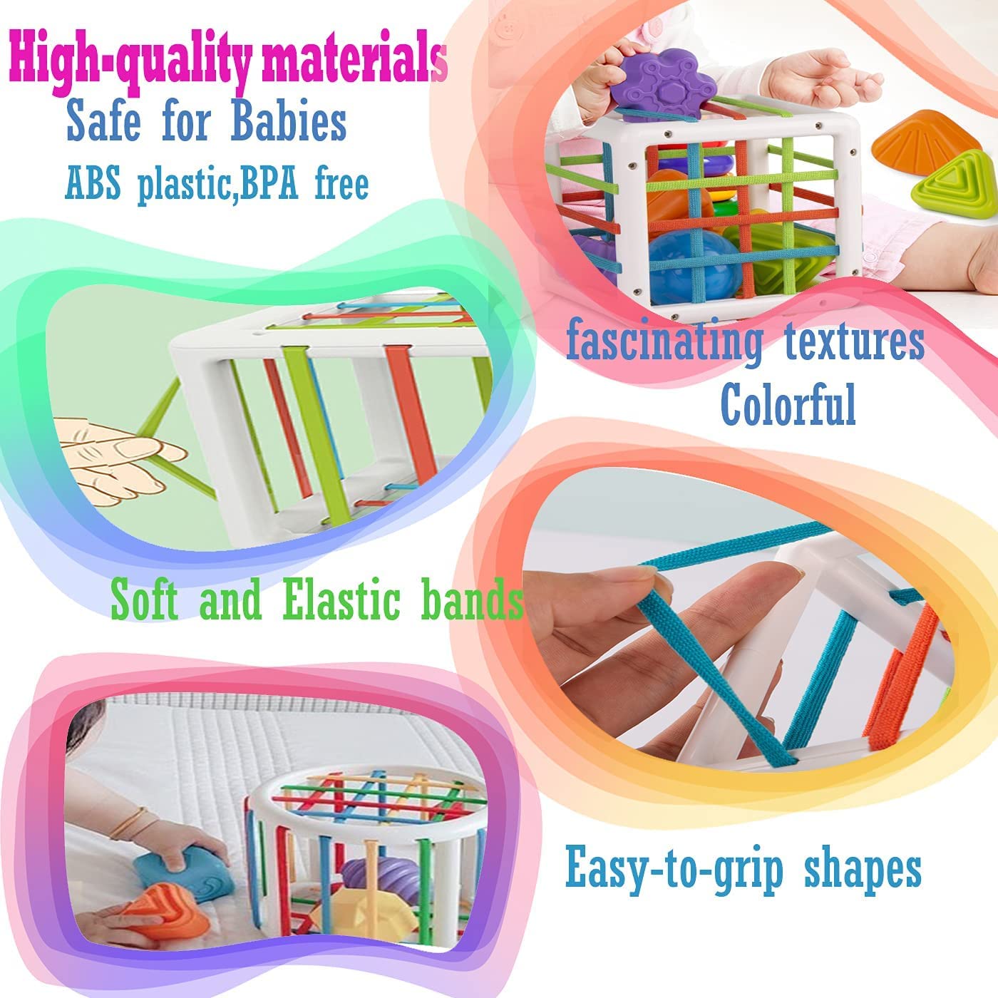 Montessori Spielzeug ab 1-3 Jahre, Spielzeug ab 1 Jahr Baby Spielzeug Motorikspielzeug ab 1-3 Jahre Kinder Spielzeug Jungen Mädchen Lernspiele ab 1 2 3Jahre Formensortierspiel Geschenke Mädchen Junge