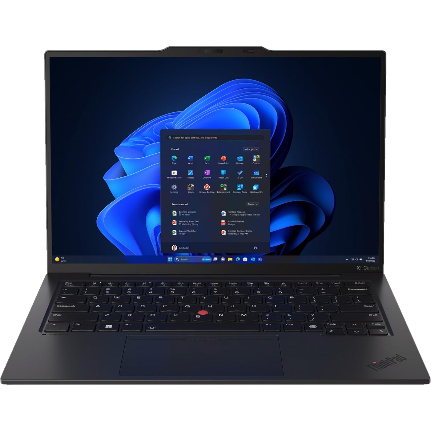 Lenovo ThinkPad X1 Carbon Gen 12 21KC - Intel Core Ultra 7 155U / 1.7GHz - Evo - Win11 Pro - Intel Graphics - 32GB RAM - 1TB SSD - 14" IPS 1920 x 1200 - Wi-Fi 6E, Bluetooth - 5G