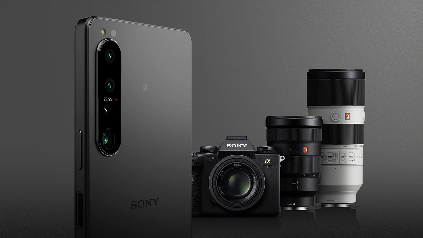 Sony Xperia 1 IV (5G Smartphone, 6,5 Zoll, 4K HDR 120 Hz OLED-Display, Dreifach-Kamera mit optischem Zoom (ZEISS T*), 3,5-mm-Audio, Dual SIM) 24+6 Monate Garantie [Amazon Exklusiv] violett