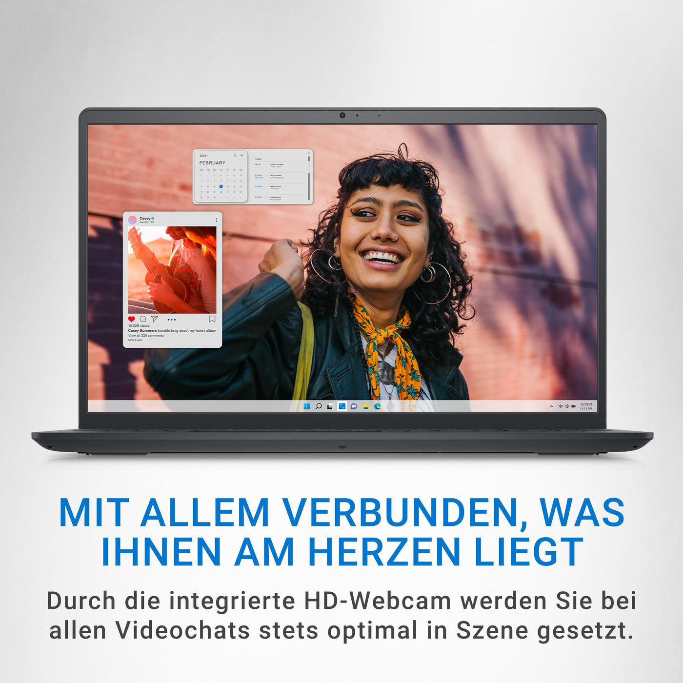 Dell Inspiron 15 (3530) Laptop - 15.6" FHD 120Hz, Intel Core i7-1355U, 16GB RAM, 512GB SSD, Intel Iris Xe Graphics, Windows 11 Home, German QWERTY Keyboard Layout - Black