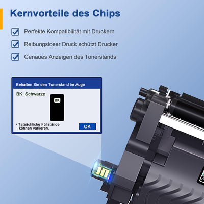 Palmtree TN2510 TN2510XL TN-2510 XL Kompatibel für Brother HL-L2400DWE Toner MFC-L2800DW MFC-L2835DW MFC-L2860DW HL-L2400DW MFC-L2827DW DCP-L2620DW HL-L2445DW DCP-L2660DW DCP-L2665DW DCP-L2627DW