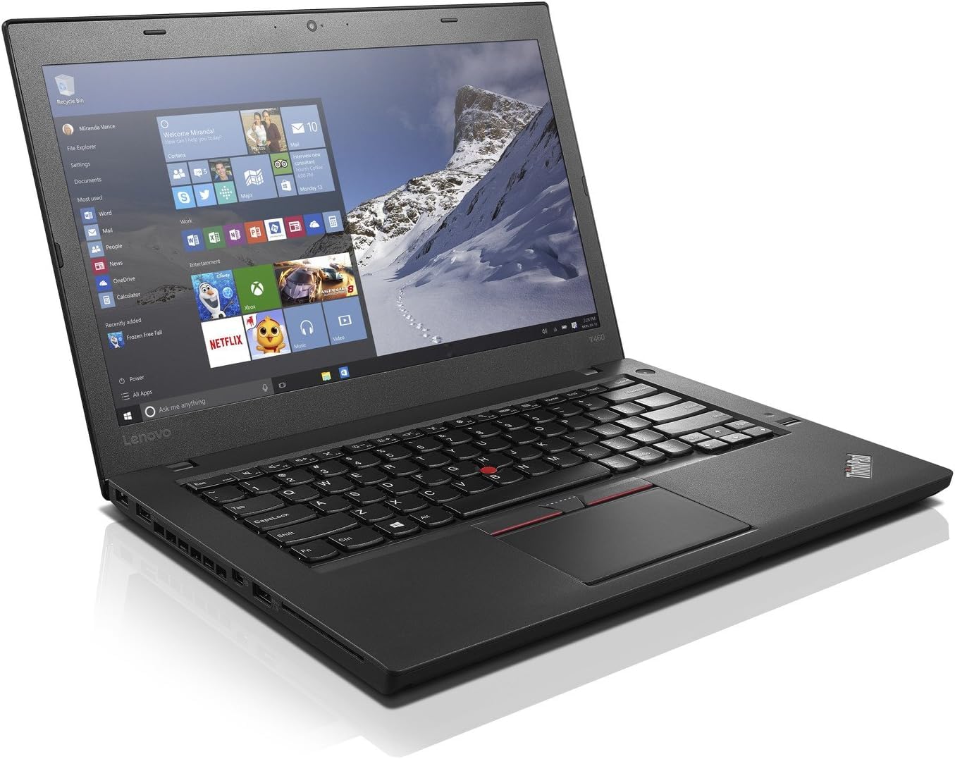 Lenovo ThinkPad T460 Business Laptop, 14 Zoll FHD Notebook, Intel Core i5-6200U, 16GB RAM, 1TB SSD, QWERTY Tastatur, Windows 11 Pro (Renewed)