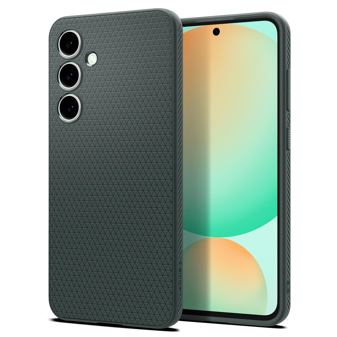 Spigen Liquid Air Hülle Kompatibel mit Samsung Galaxy S24 FE -Abyss Green