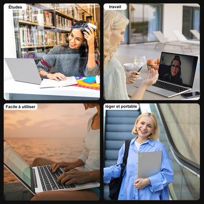 NOTODD 2025 Laptop 14 Zoll Win 11 Pro 6GB RAM 256GB SSD Unterstützung 1TB (TF 1TB) 5000mAh Notebook Celeron N4020 (bis2.8GHz) 1920x1080p 5G WiFi Deutscher Tastaturschutz und kabellose Maus-Silver