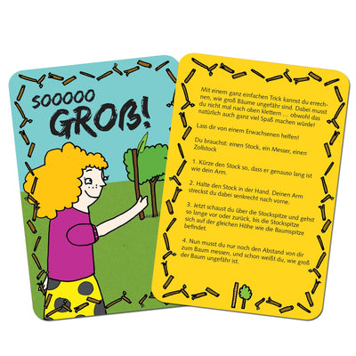 Moses MOS21079 50 Naturexperimente Geh raus und werde Forscher! | Kinderbeschäftigung | Kartenset