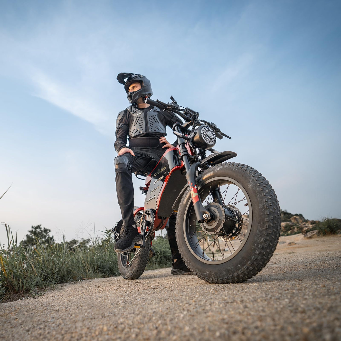 RZOGUWEX Elektrofahrrad, 20 Zoll 160NM Doppelmotor-Offroad-EBIKE für Erwachsene mit abnehmbarem 48V 30AH Lithium-Ionen-Akku, doppelte hydraulische Scheibenbremse