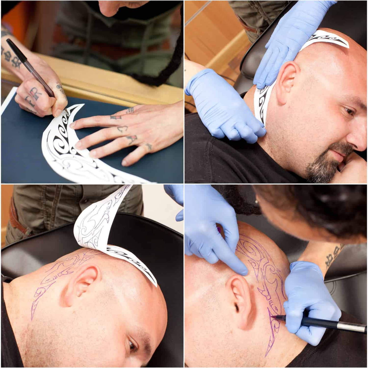 38 Blätter Tattoo Zubehör Tattoo Transferpapier, Tattoo Stencil Papier Transferpapier, Blaupause matritzenpapier für Tattoos