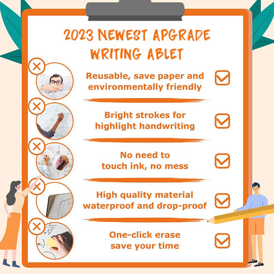 GIGART LCD Schreibtafel, 21 Zoll LCD Schreibtablett mit abschließbar löschen, LCD Zaubertafel Kinderspielzeug Jungen Mädchen Erwachsene Geschenke für Zuhause Arbeit Leben Schule