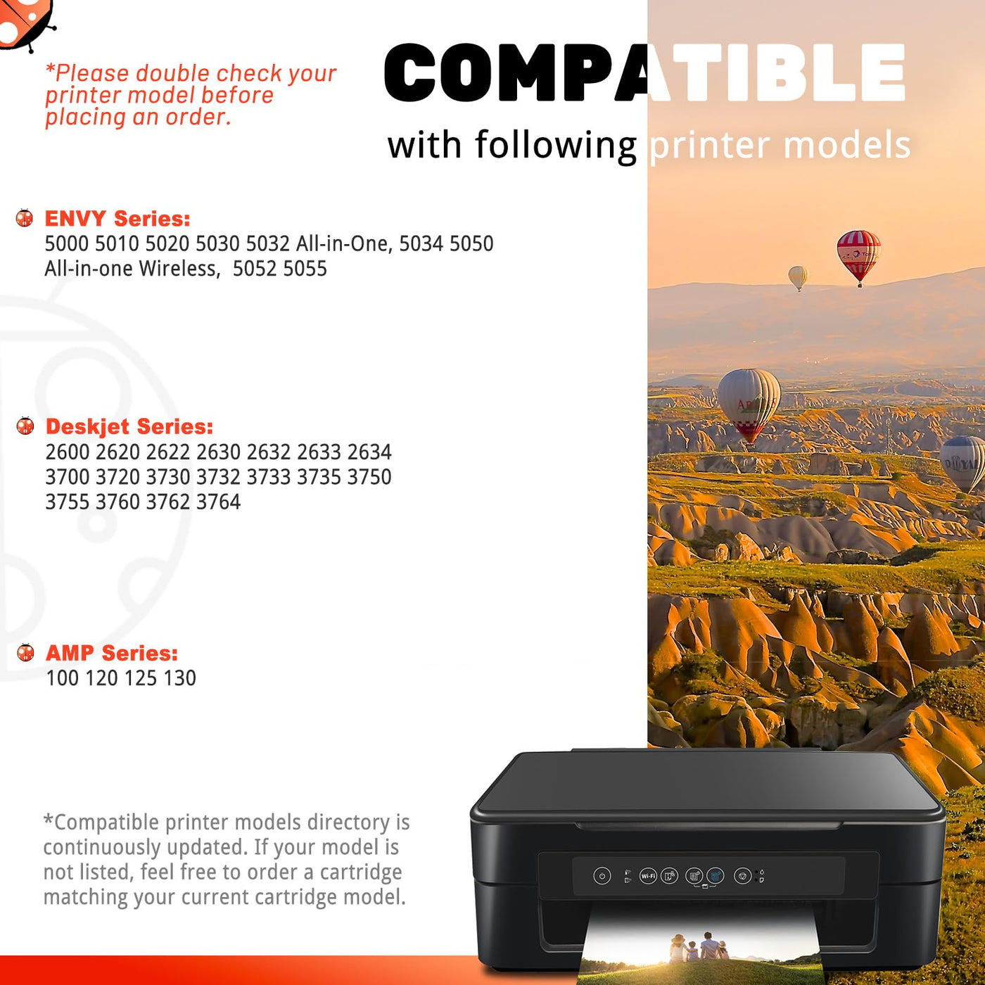 COCCINK 304XL Druckerpatronen für HP 304 XL für DeskJet 2600 2620 2630 2655 3700 3720 3730 3755 3764 Envy 5010 5020 5055 5052 AMP 100 120 125 130 Wiederaufbereitete Patronen(1 Schwarz 1 Farbe)