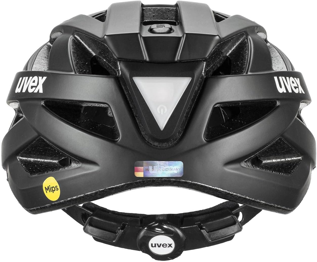 uvex City i-vo MIPS - Leichter City-Helm für Damen und Herren - MIPS-Sysytem - stufenlose Anpassung des Gurtbandes - Black matt - 52-57 cm