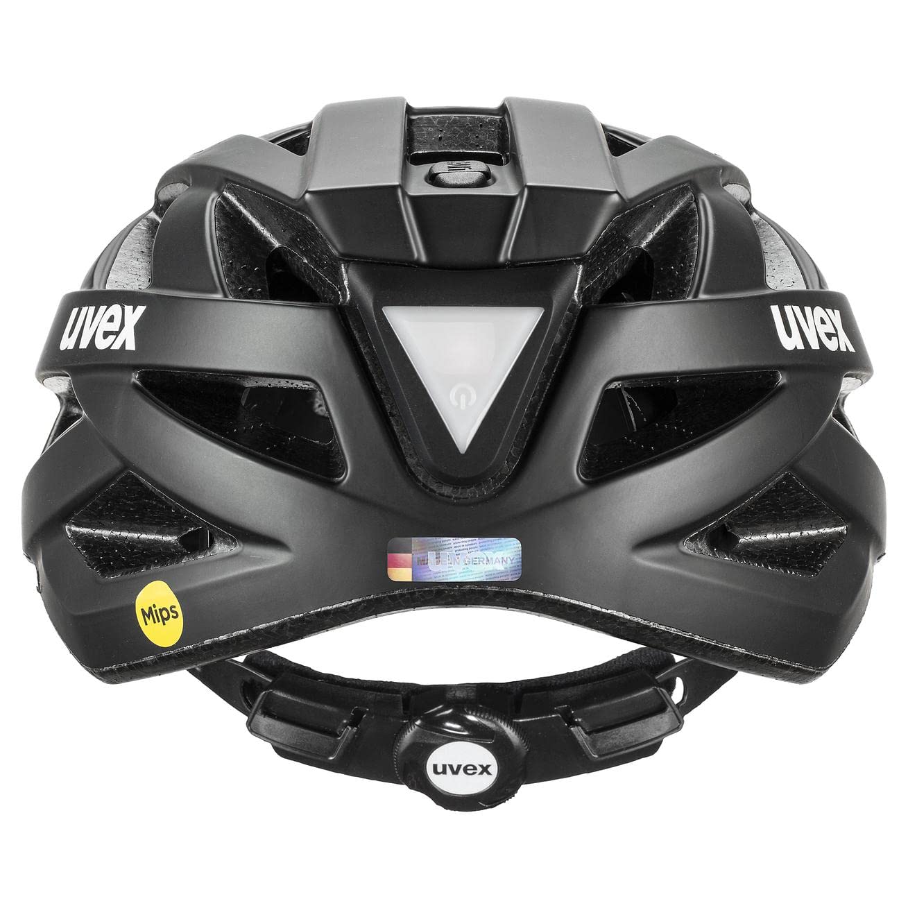 uvex City i-vo MIPS - Leichter City-Helm für Damen und Herren - MIPS-Sysytem - stufenlose Anpassung des Gurtbandes - Black matt - 52-57 cm