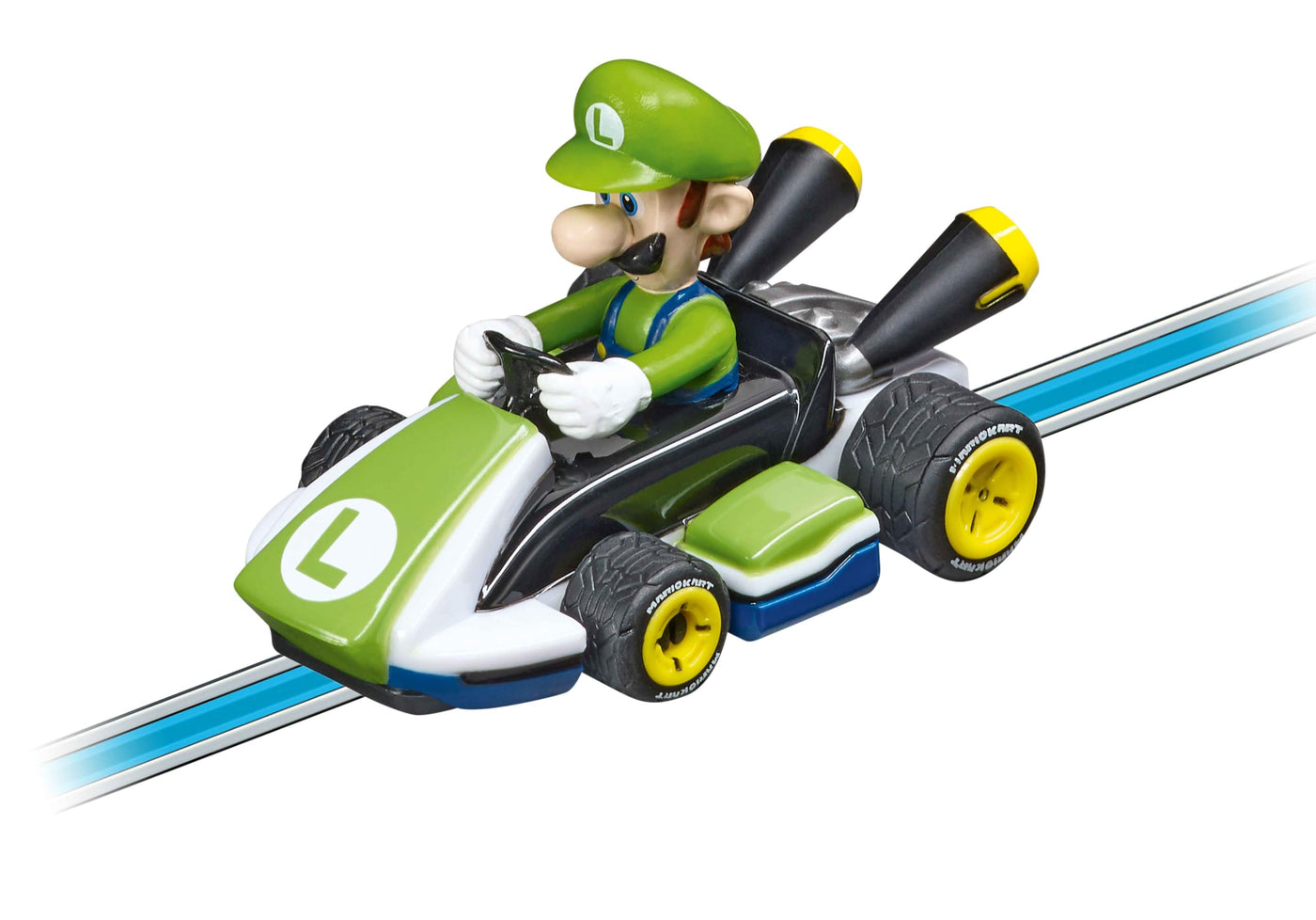 Carrera 20063028 FIRST Nintendo Mario Kart Rennstrecken-Set I 2,9m elektrische Rennbahn mit Streckenteilen und Handregler im Maßstab 1:50 I für bis zu 2 Spieler I für Kinder ab 3 Jahren & Erwachsene