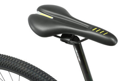 BIKESTAR Hardtail Aluminium Mountainbike Shimano 21 Gang Schaltung, Scheibenbremse 27.5 Zoll Reifen | 16 Zoll Rahmen Alu MTB | Grün Gelb