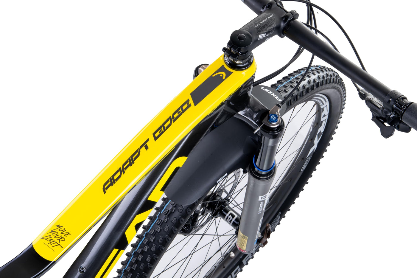 Head Unisex – Erwachsene Adapt Edge Team Full Suspension Bike, schwarz metallic/gelb, 52