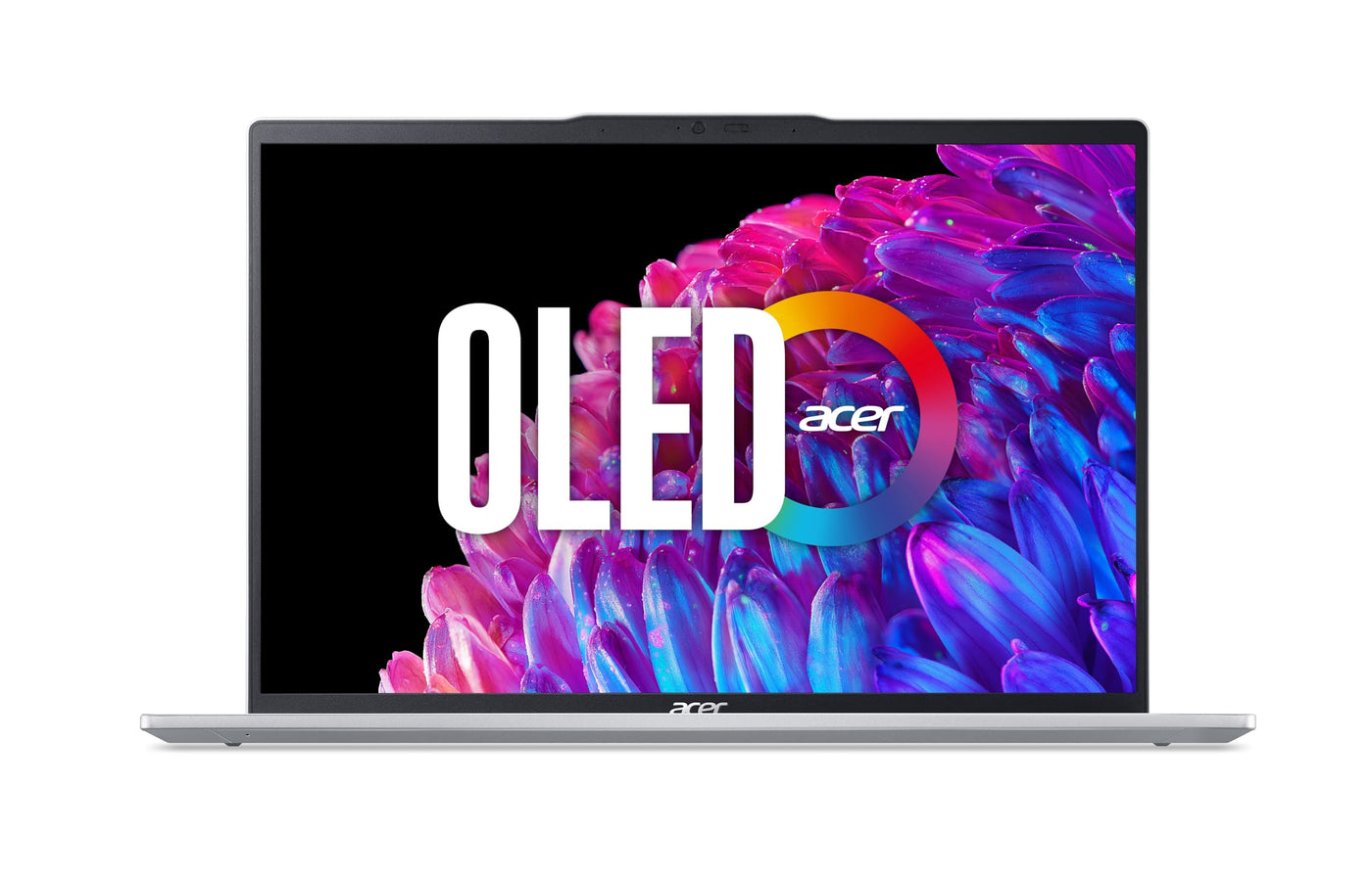 Acer Swift Go 14 OLED (SFG14-73-7773) Ultrabook/Laptop | 14" WQ2.8K Display | Intel Core Ultra 7 155U | 16 GB RAM | 512 GB SSD | Intel Grafik | Windows 11 | QWERTZ Tastatur | Silber