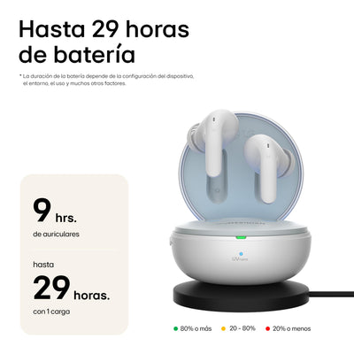 LG TONE Free DT90Q In-Ear Bluetooth Kopfhörer mit Dolby Atmos-Sound, MERIDIAN-Technologie, ANC (Active Noise Cancellation), Uvnano & IPX4-Spritzwasserschutz - Schwarz