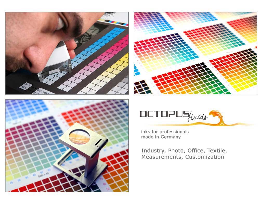 Octopus Düsenreiniger, Druckkopfreiniger kompatibel für Epson Druckköpfe mit Schlauchadaptern (100 ml)