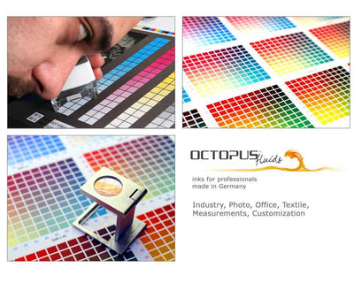 Octopus Düsenreiniger, Druckkopfreiniger kompatibel für Epson Druckköpfe mit Schlauchadaptern (100 ml)