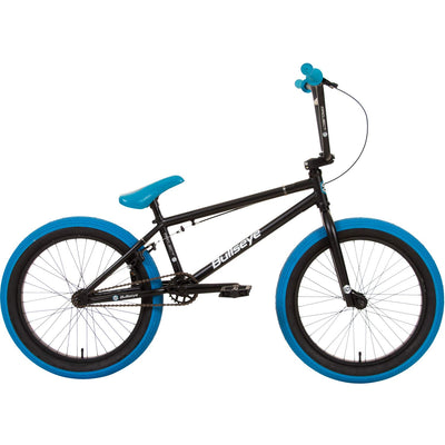Bullseye Projekt 501 BMX 20 Zoll Park Freestyle Bike Fahrrad (Schwarz/Blau)