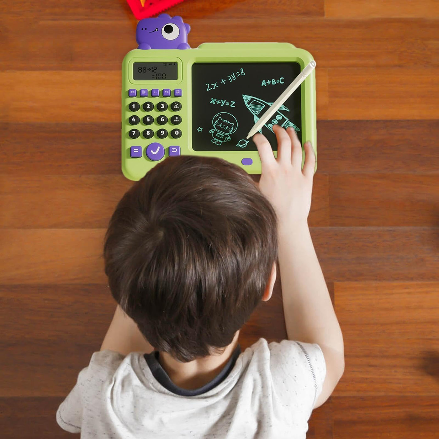 Smileshiney Handschriftspielzeug für Kinder,Elektrisches Lernspielzeug für Kleinkinder | Elektrisches Kinderspielzeug zum Zeichnen, LCD-Schreibtablett | National Learning Zeichenblock, Lernspielzeug,