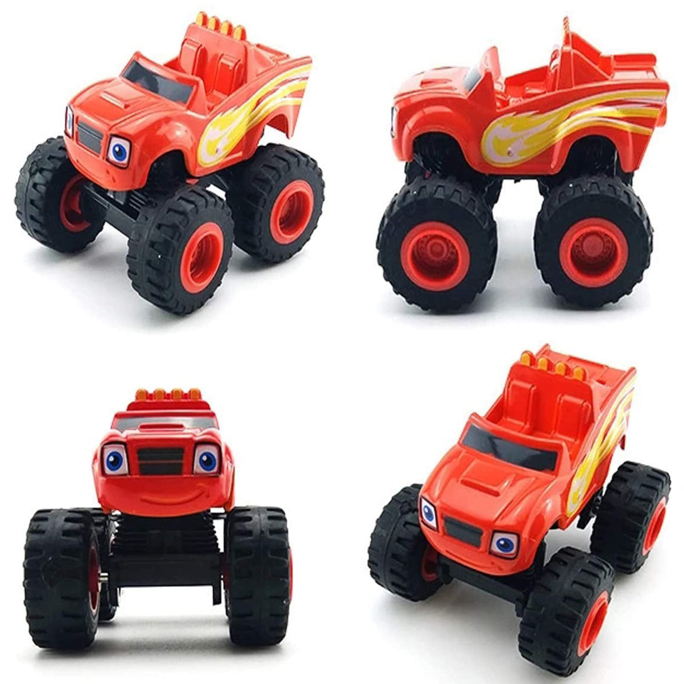 BEYOND MS 6 Pack Monster Maschinen Spielzeug, Trucks Spielzeug für Kinder Geburtstag Truck Spielzeug Set, Weihnachten Truck Spielzeug Geschenk für Jungen und Mädchen