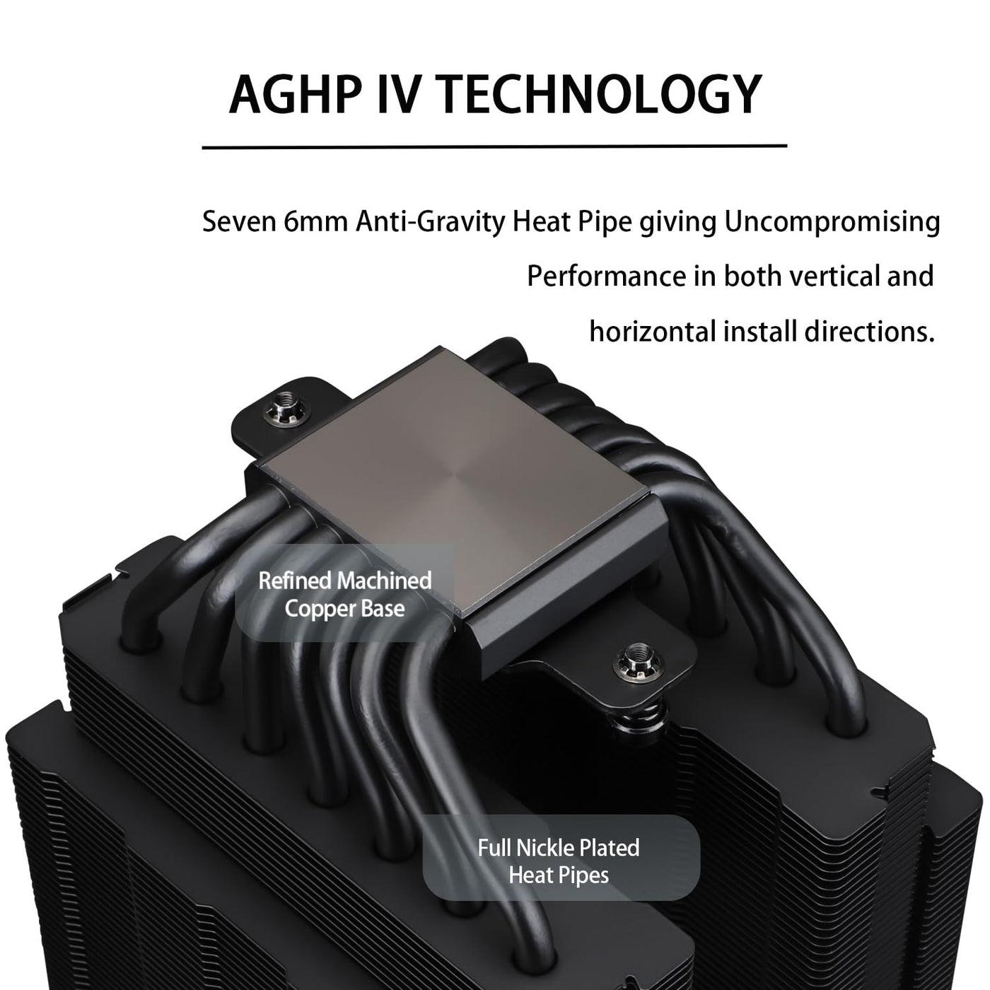 Thermalright Phantom Spirit 120 EVO CPU-Kühler, 7×6mm Heatpipes CPU-Luftkühler, Dual-PWM-Lüfter-Computerkühlung, 2150RPM Geschwindigkeit, für AMD AM4 AM5 / Intel 1700/1150/1151/1200/17XX/2011