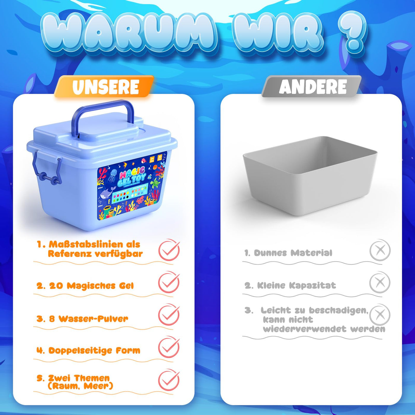 Hot Bee Aqua Gelz Set, DIY Kreatives Spielzeug Ab 4 5 6 7 Jahre Mädchen, 3D Aqua Fairy Creature Kinder Magic Water Elf Toy Kit, Squishy Selber Machen Set, Magisches Wassergel Geschenk Für Mädchen 4+