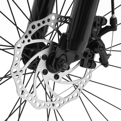 Wiyuer 26 Zoll Mountainbike Fahrrad Einstellbare Sattelhöhe Scheibenbremse Herren-Fahrrad 21-Gang Faster BBO mit Beleuchtung Über 12 Jahre Jahre Tragfähigkeit 100KG Max.